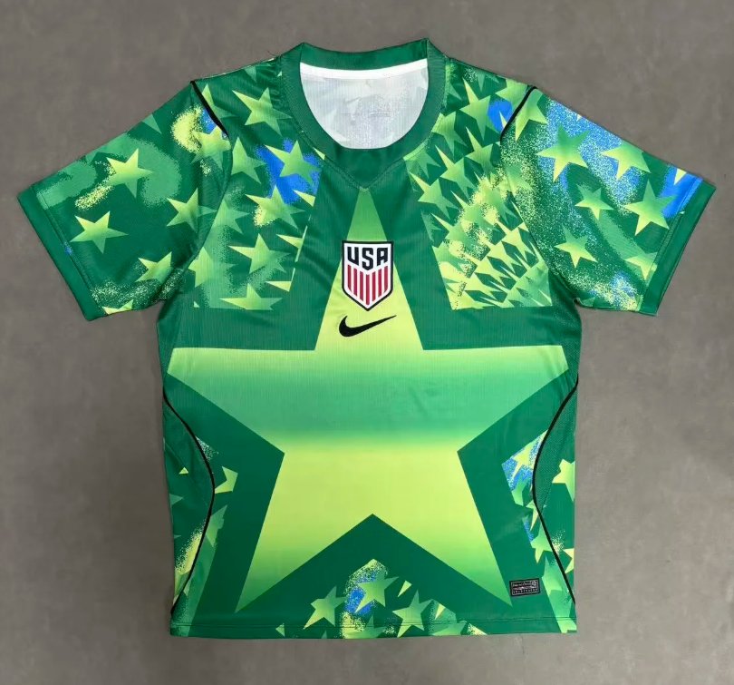 AAA Quality USA 2026 World Cup GK Green Soccer Jersey